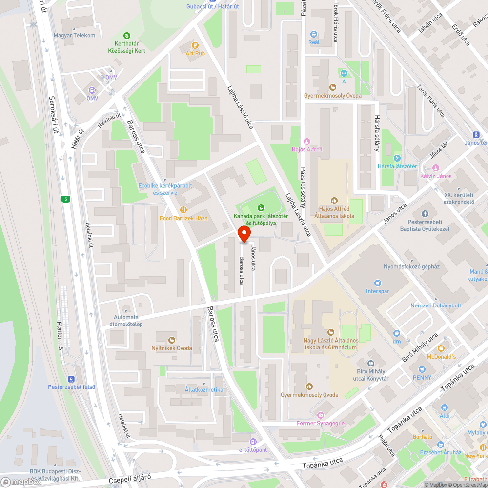 Elhagyott BMW bejelentés helye