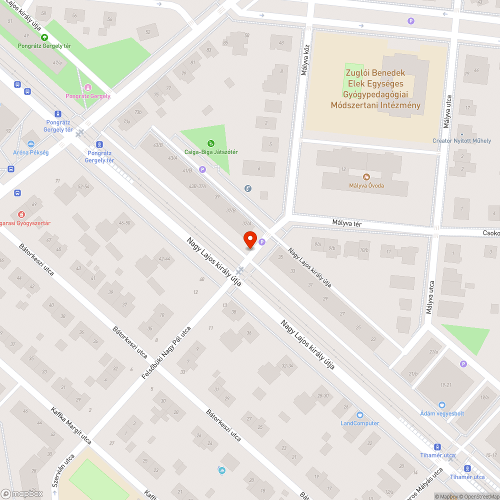 Eldugult víznyelő bejelentés helye