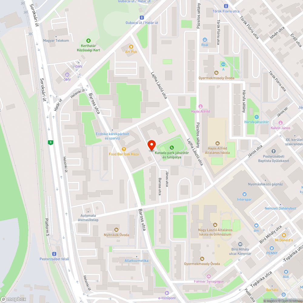 Elhagyott Punto bejelentés helye