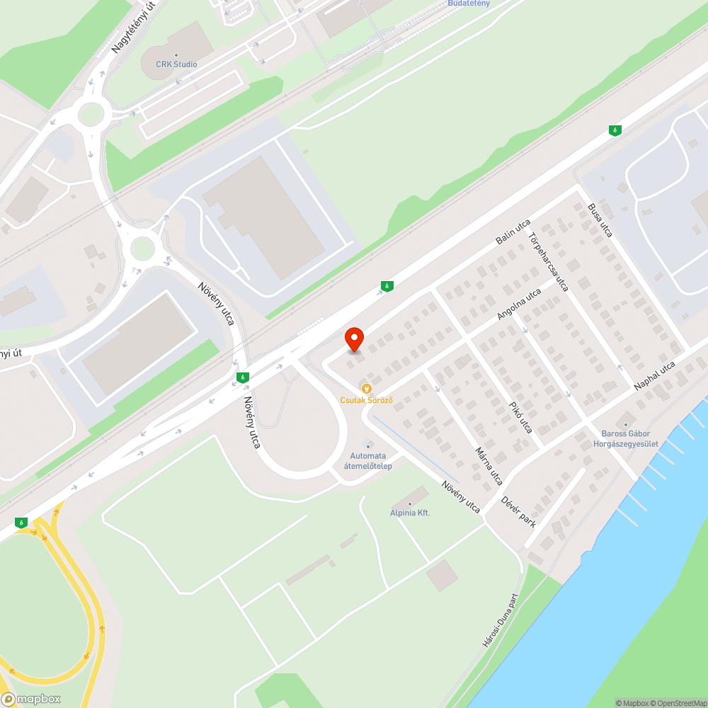 Szemét a Balin utcában bejelentés helye