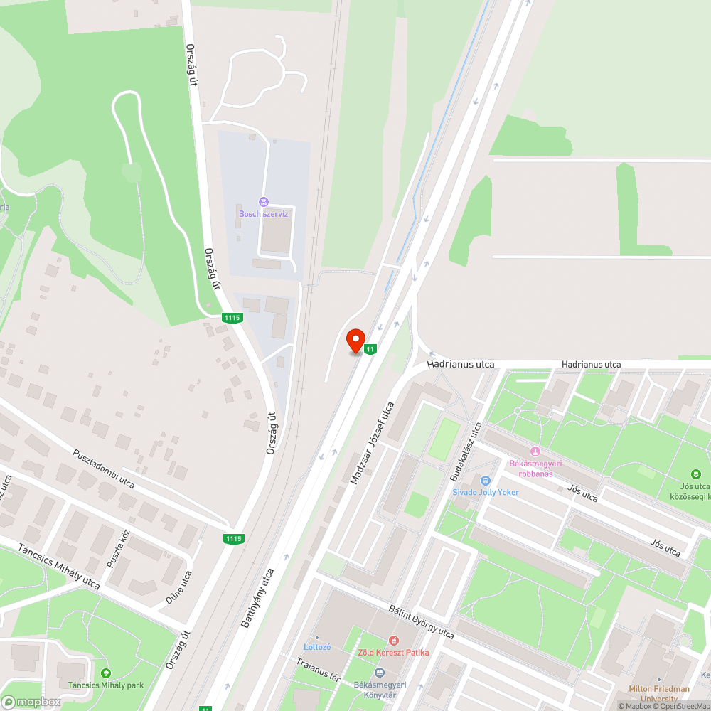 Bedölt fa. bejelentés helye