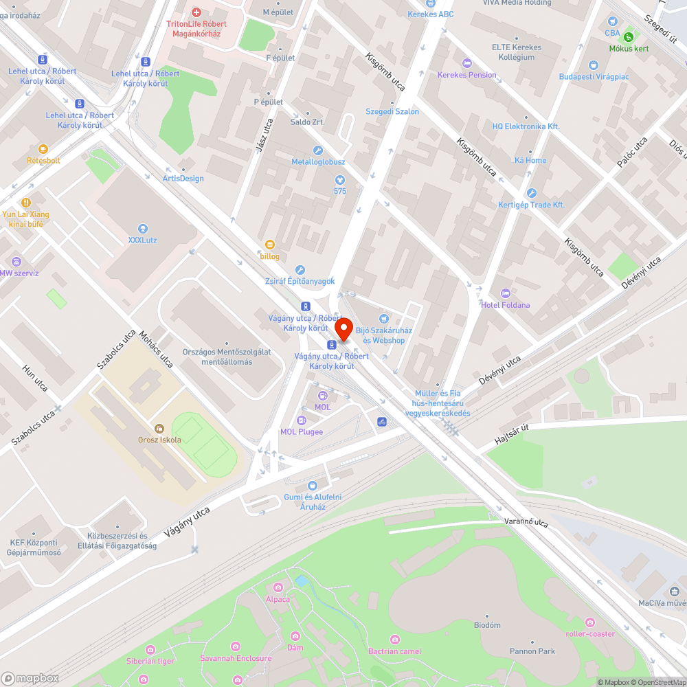 szètesett kuka bejelentés helye