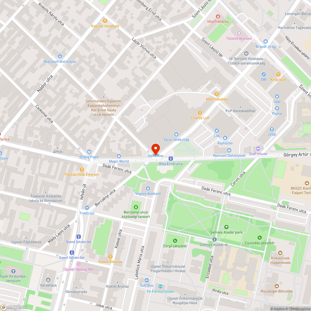 Kidöntött tábla bejelentés helye