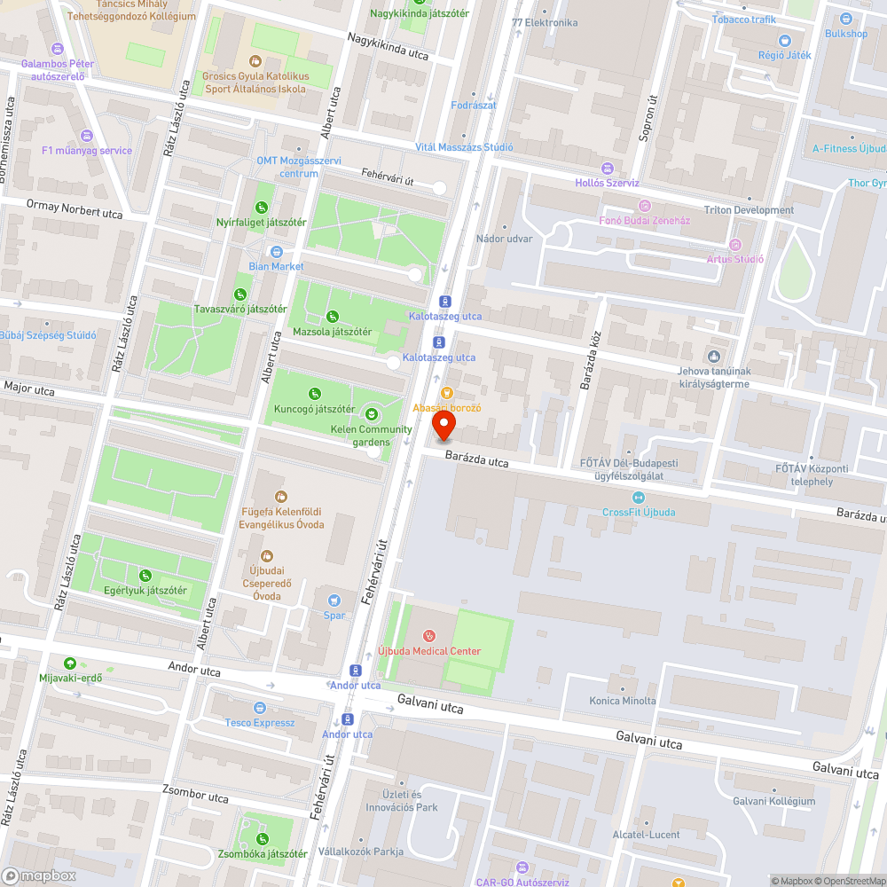 Kidőlt, sérült fa bejelentés helye