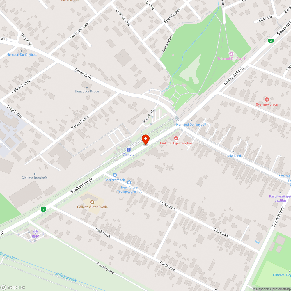 Bicikliútra belógó növényzet bejelentés helye