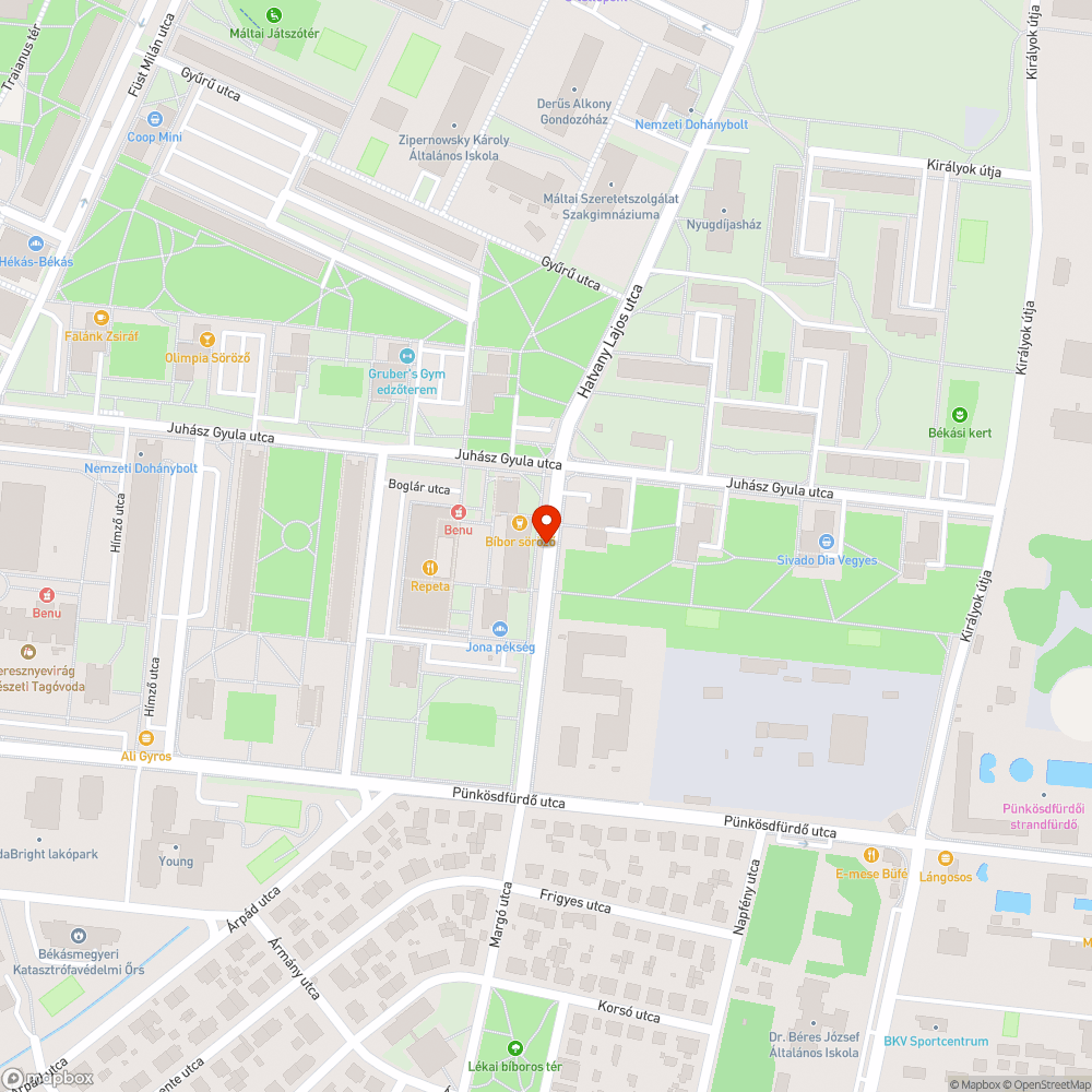 Eltömődött bejelentés helye