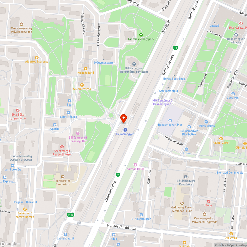 691 bejelentés helye