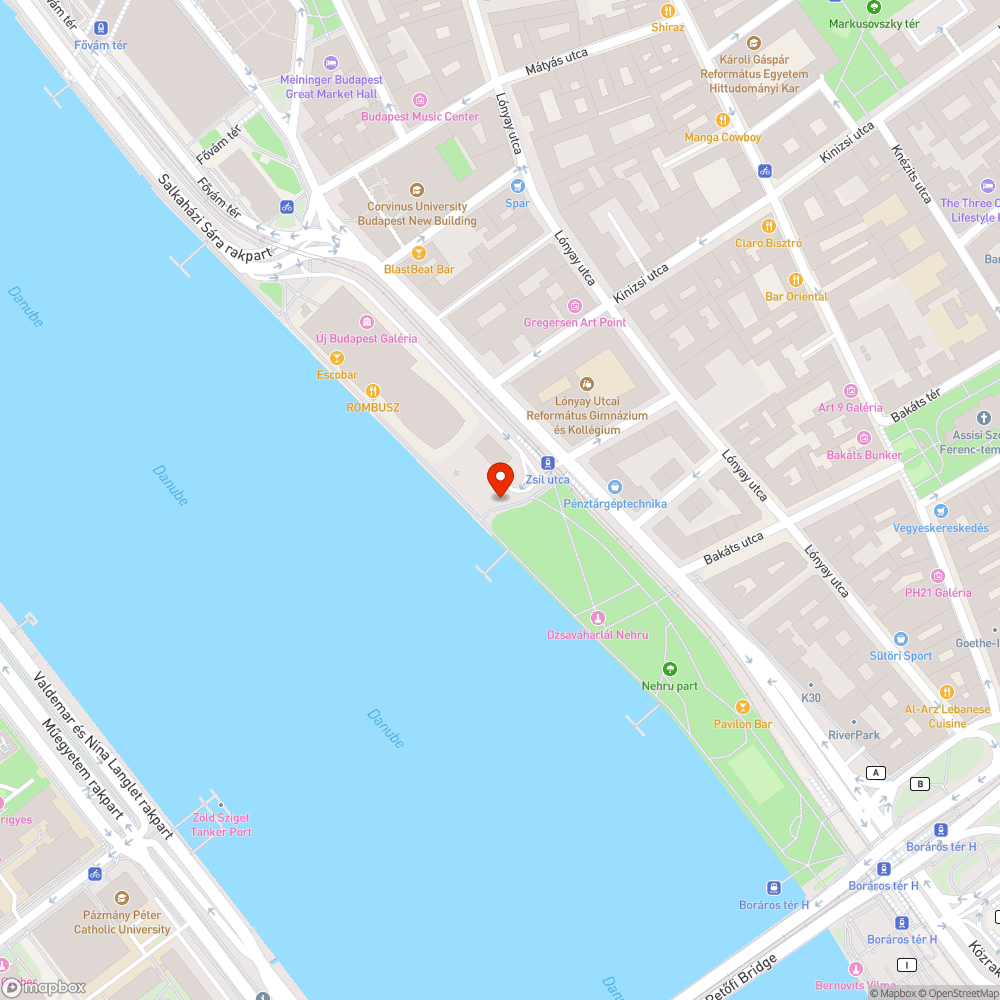 Graffiti a 9.kerület Bálna környékén bejelentés helye