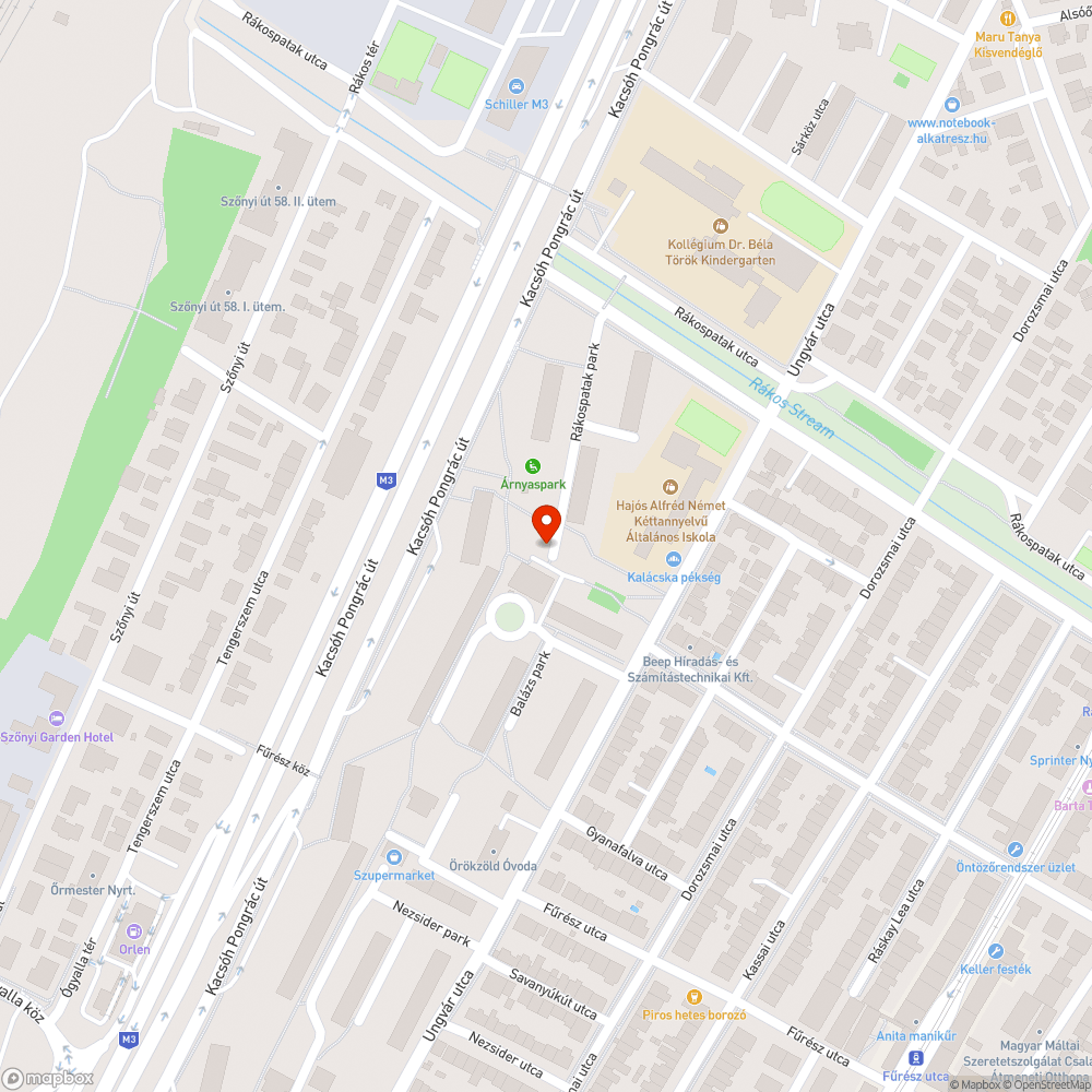 Elhagyott jármű bejelentés helye