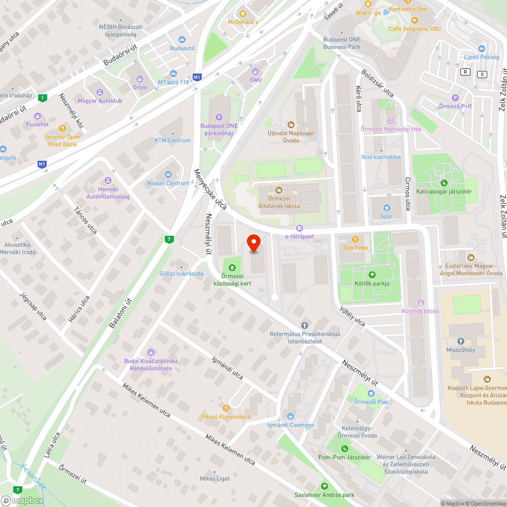 fákkal benőtt utcai lámpák bejelentés helye