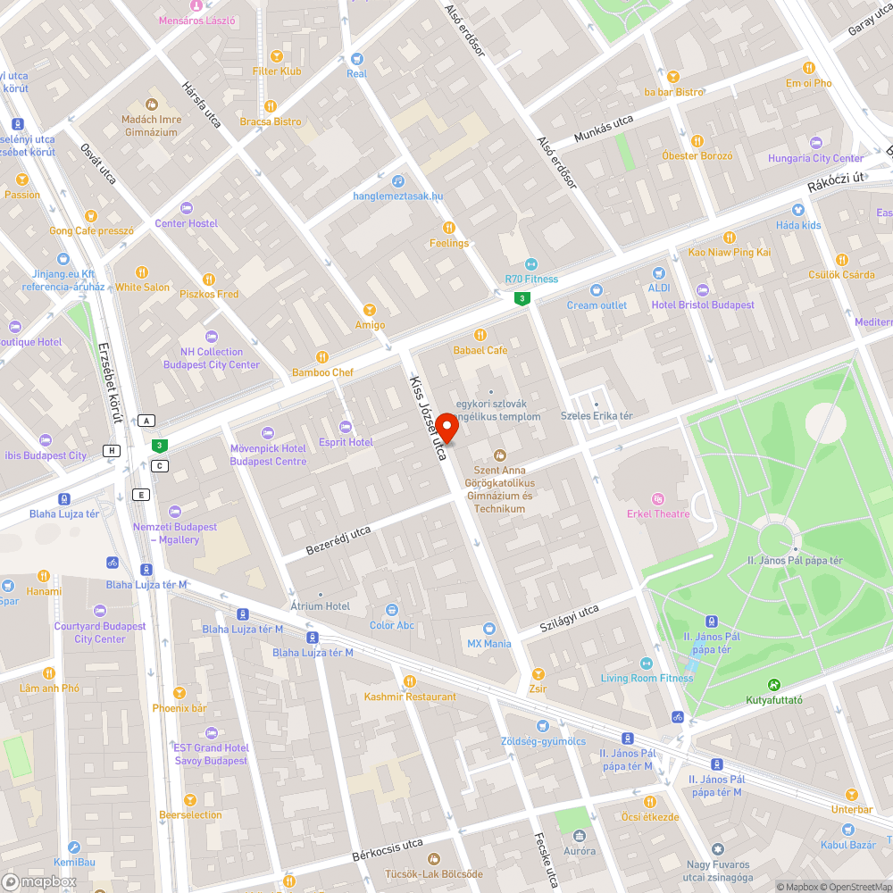 Roncs a Kiss József utcában bejelentés helye