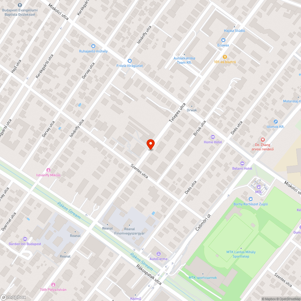 Forgalmi tükröt eltakaró faágak bejelentés helye