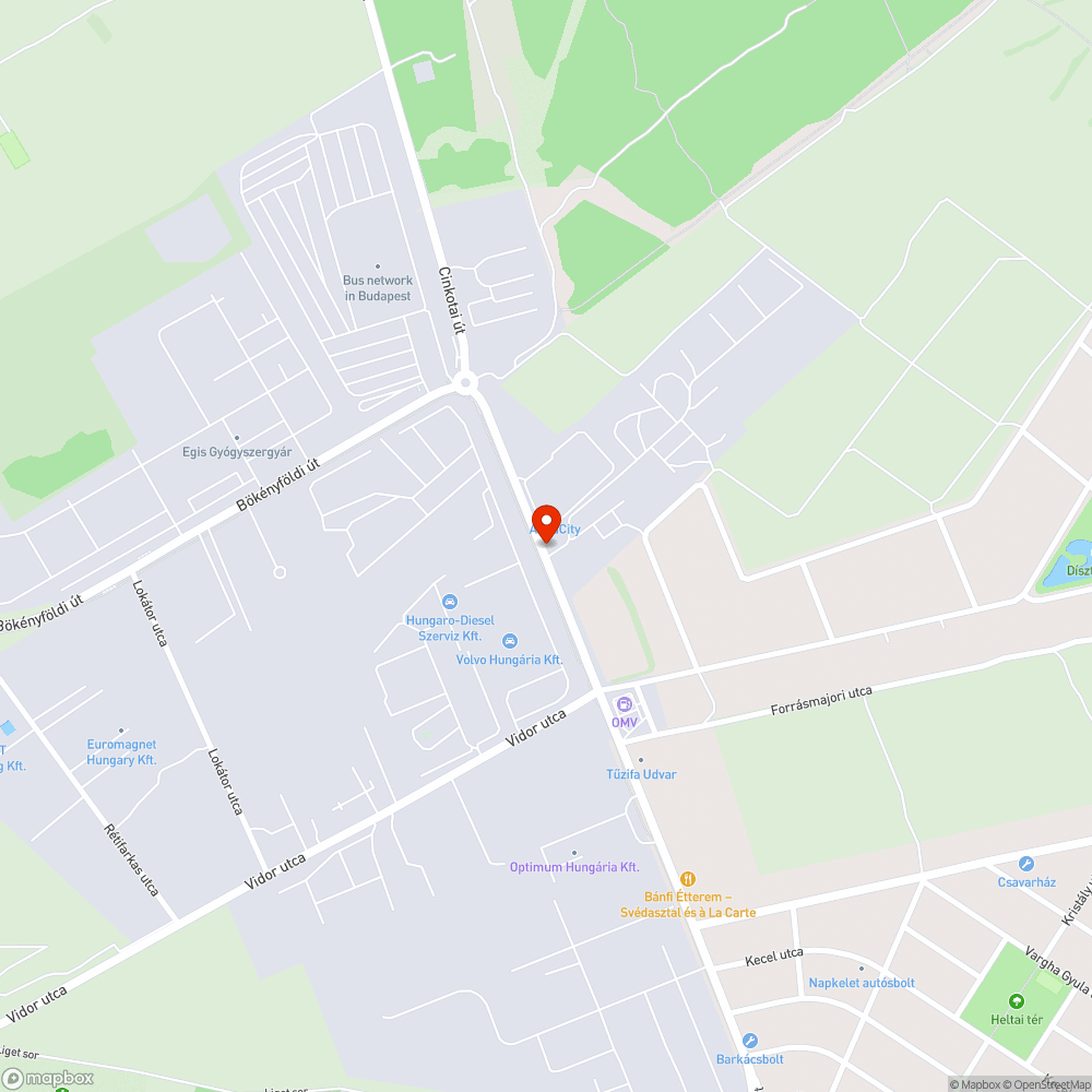 Útpálya süllyedés bejelentés helye