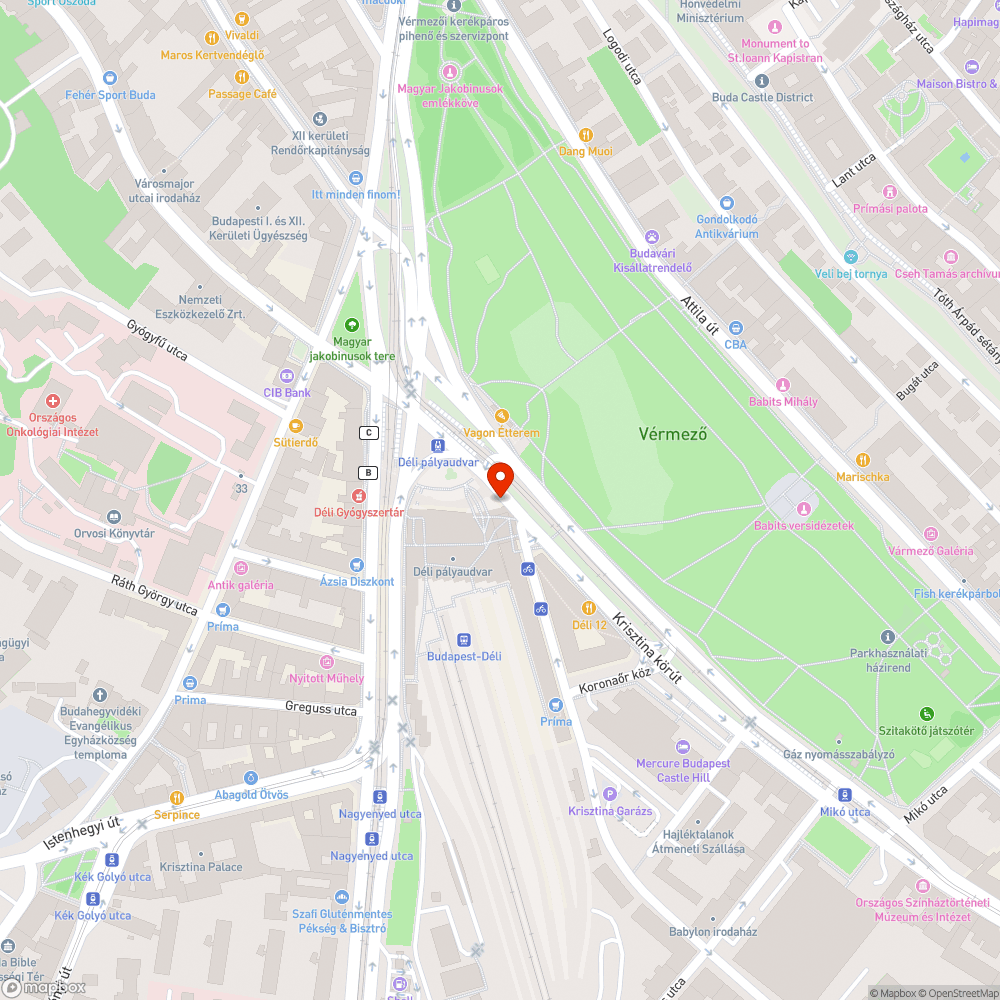 Elhagyott kerékpár bejelentés helye