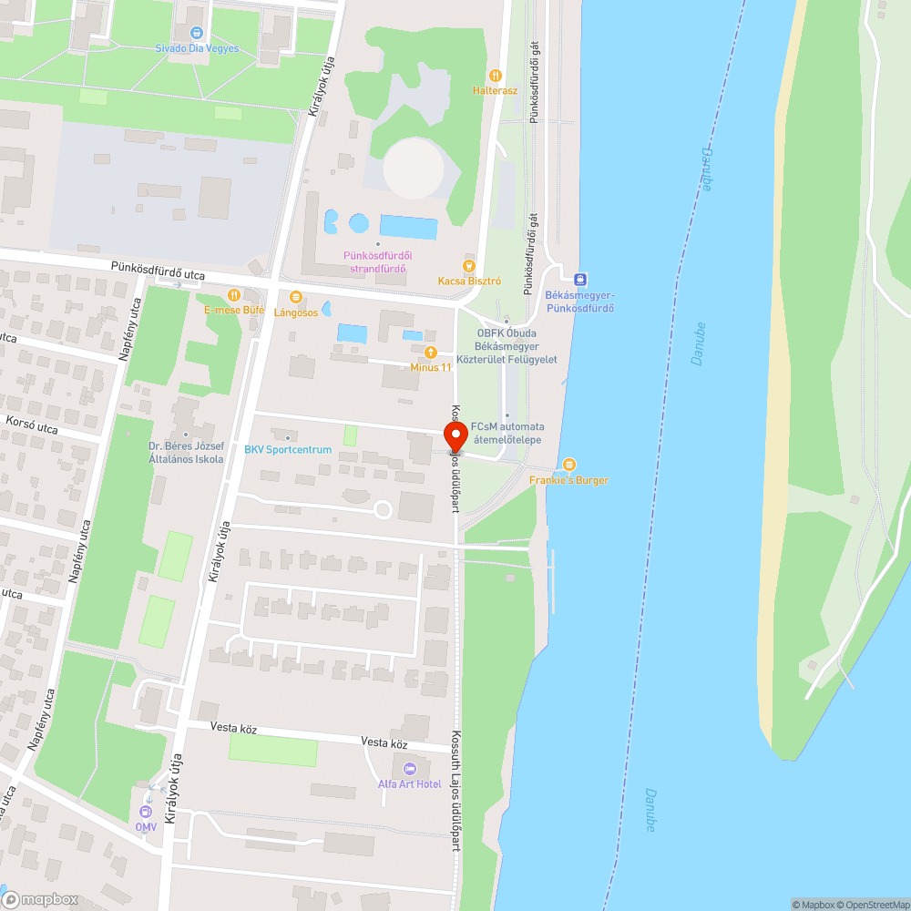 Járhatatlan a Duna-part bejelentés helye