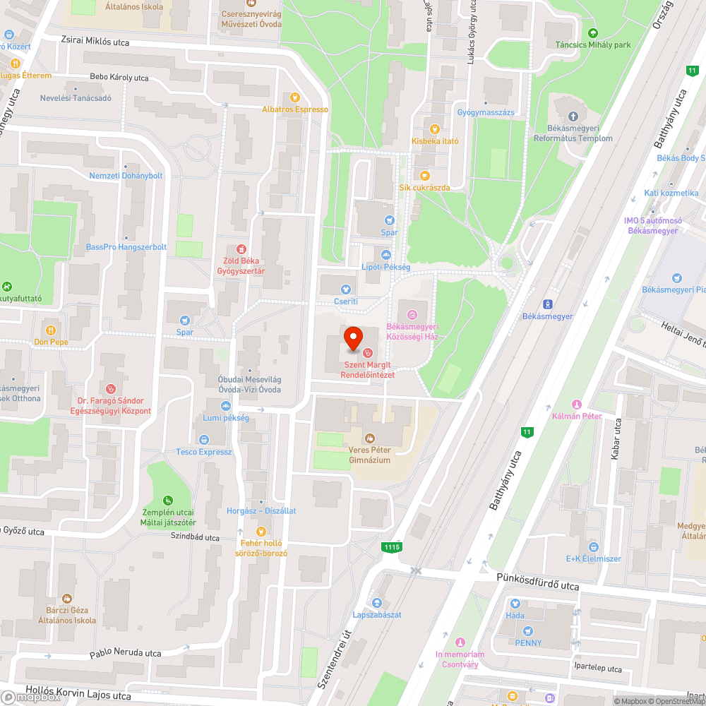 Törött italos üveg bejelentés helye