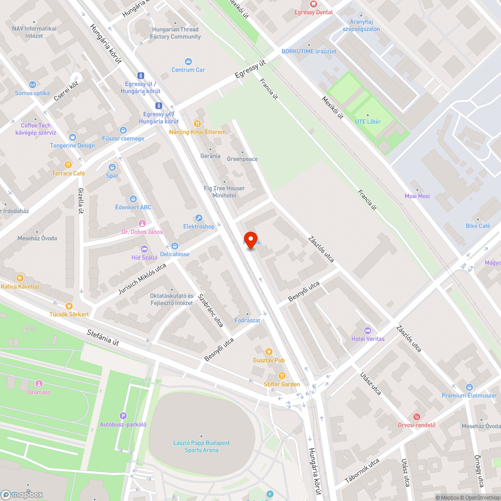 Kátyú ( k ) a Hungária körúton. bejelentés helye