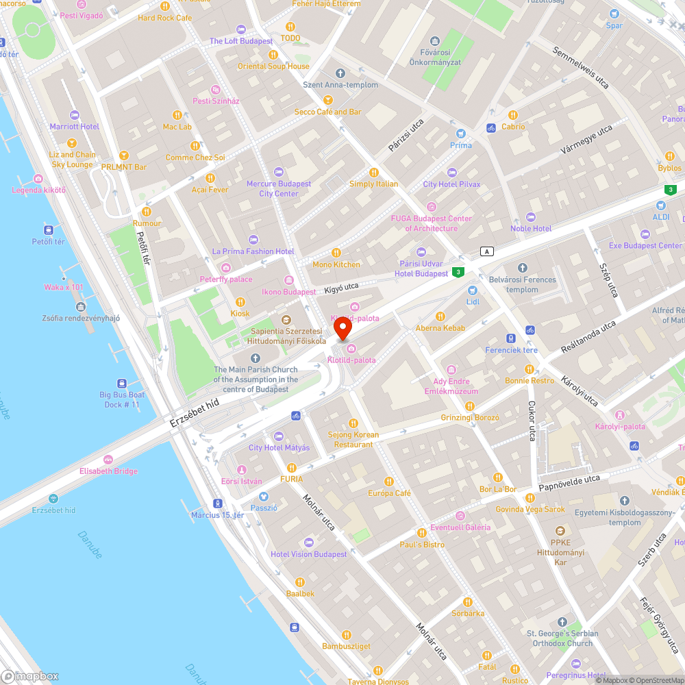 Épületfelújítás miatt leszűkített járda bejelentés helye