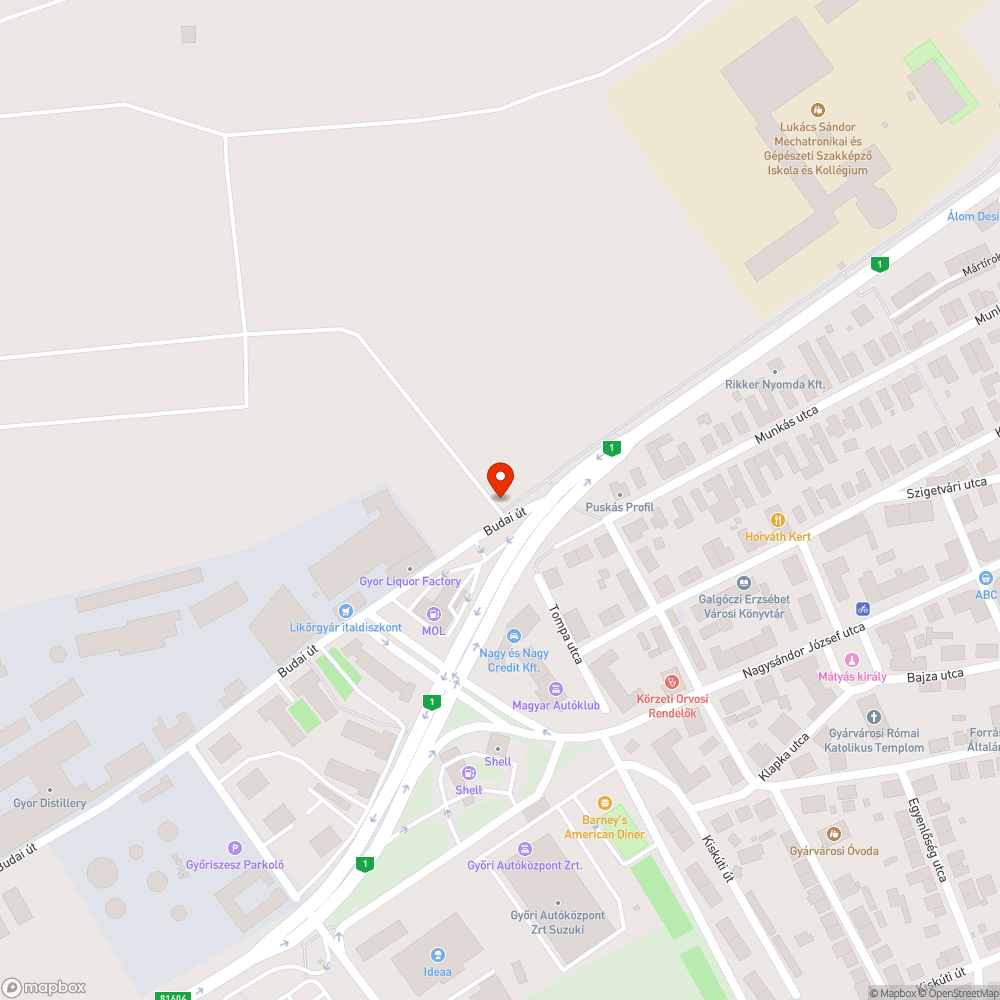 Távközlési kapcsolószekrény bejelentés helye