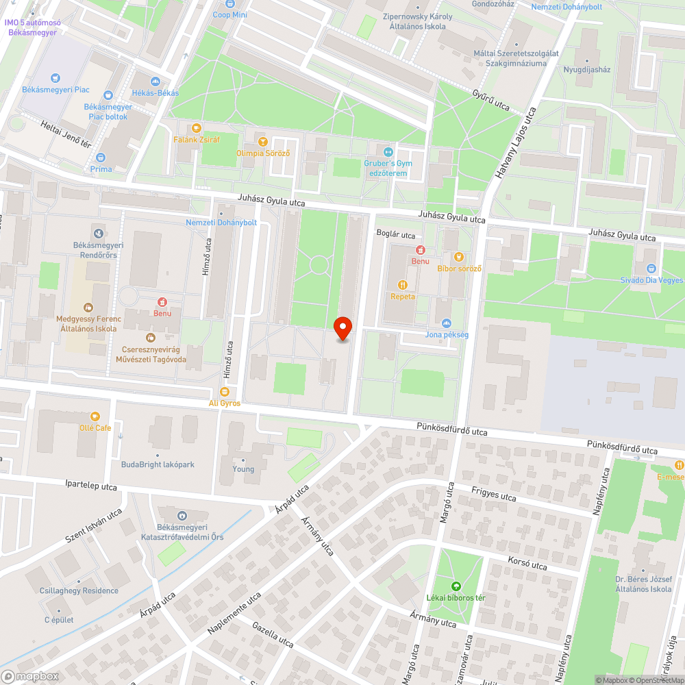 Fenyőfák bejelentés helye