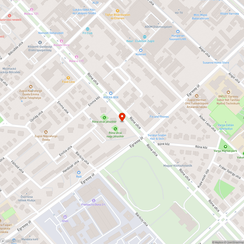 Kidőlt utca tábla bejelentés helye