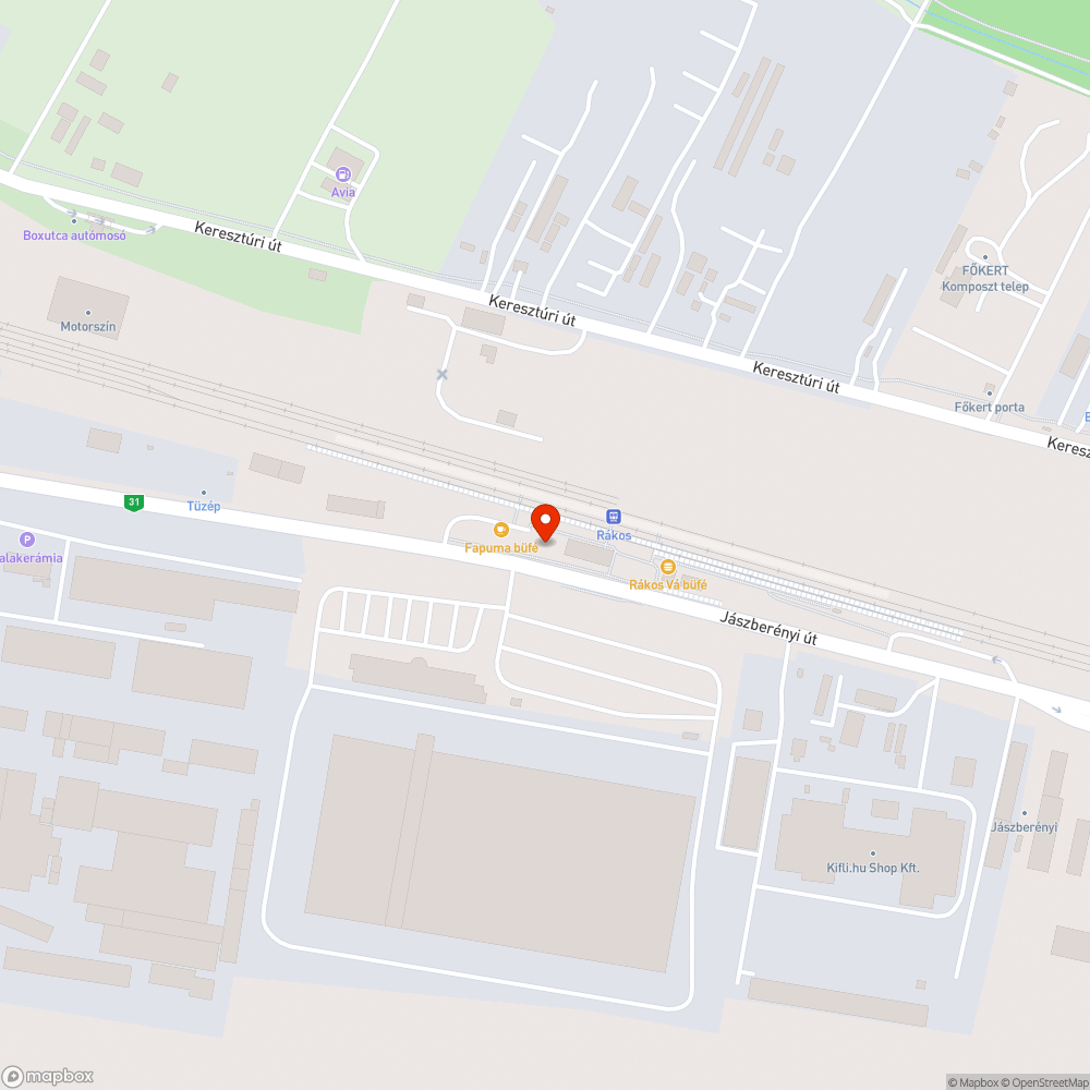 Óriási kátyú bejelentés helye