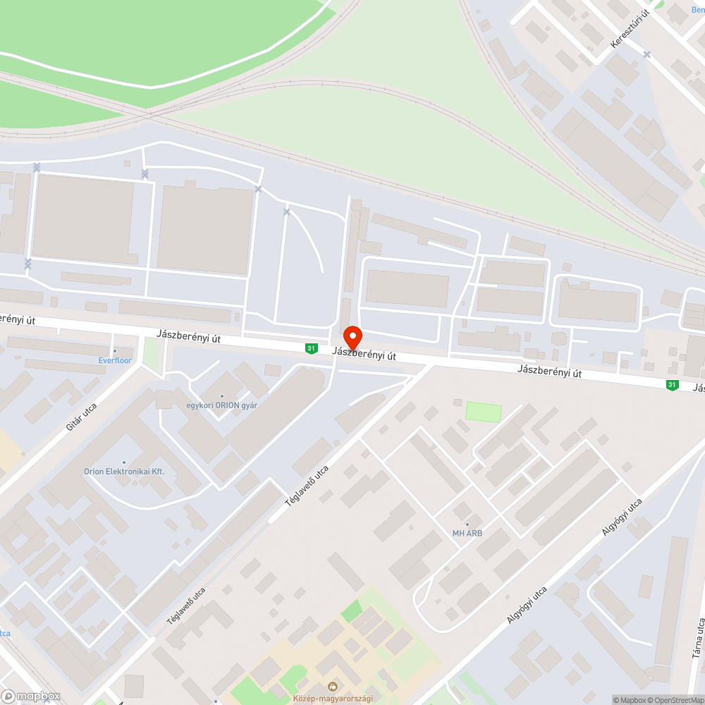 Megdőlt fa bejelentés helye