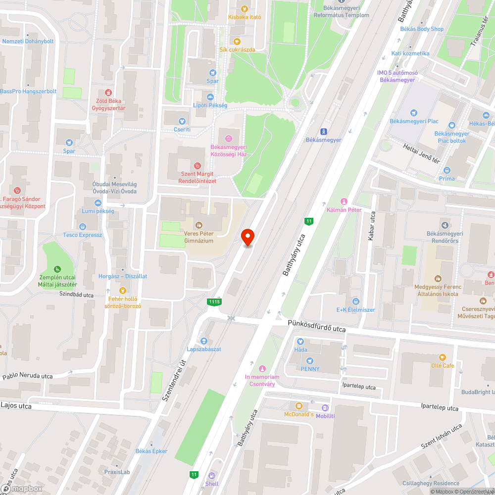 Békásmegyeri P+R = roncstelep bejelentés helye