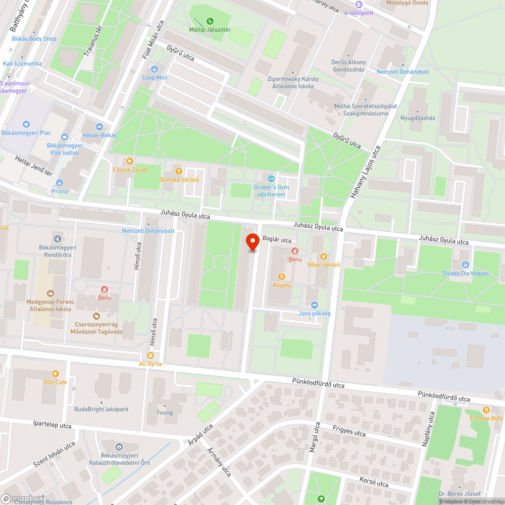 Elhagyott BMW bejelentés helye