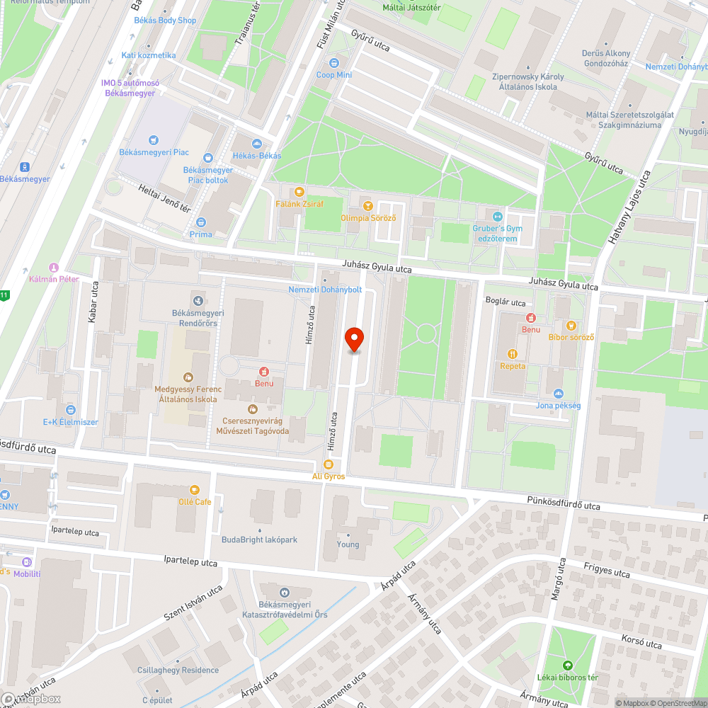 Elhagyott Opel bejelentés helye