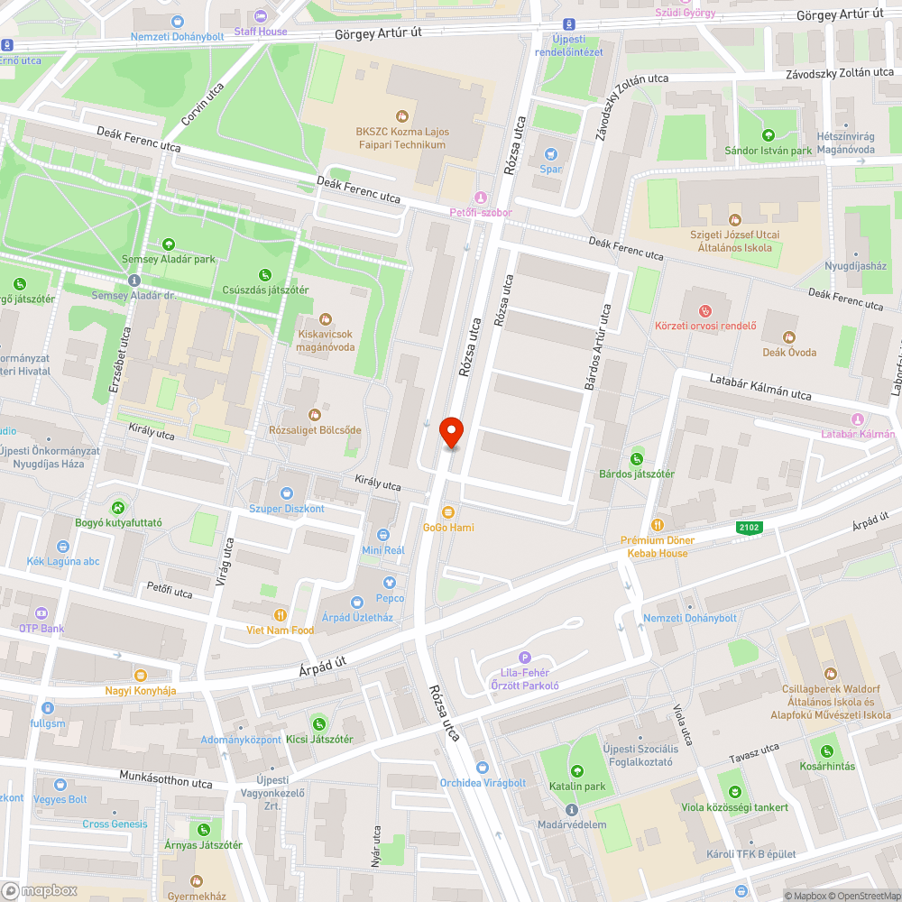 Nyitott elektromos doboz bejelentés helye