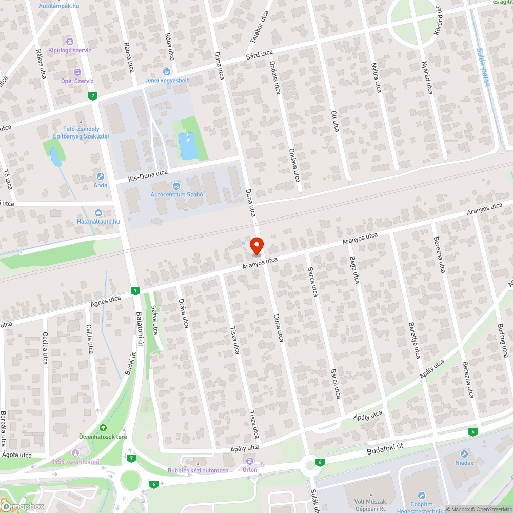 Kátyú és megsüllyedt padka a kereszteződésben bejelentés helye