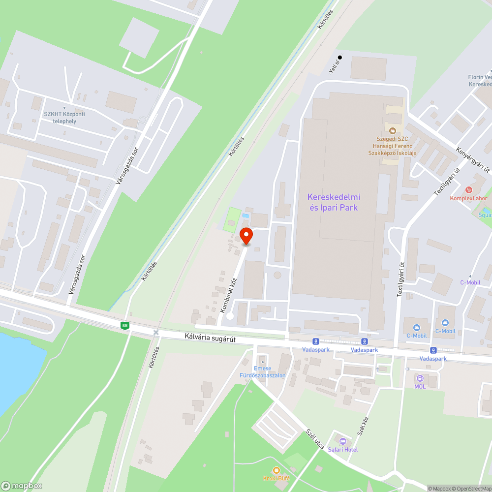 Járhatatlan utca bejelentés helye