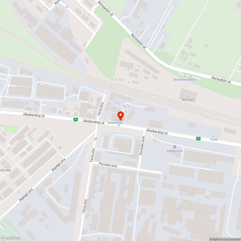 Kátyú a síneknél második felvonás bejelentés helye