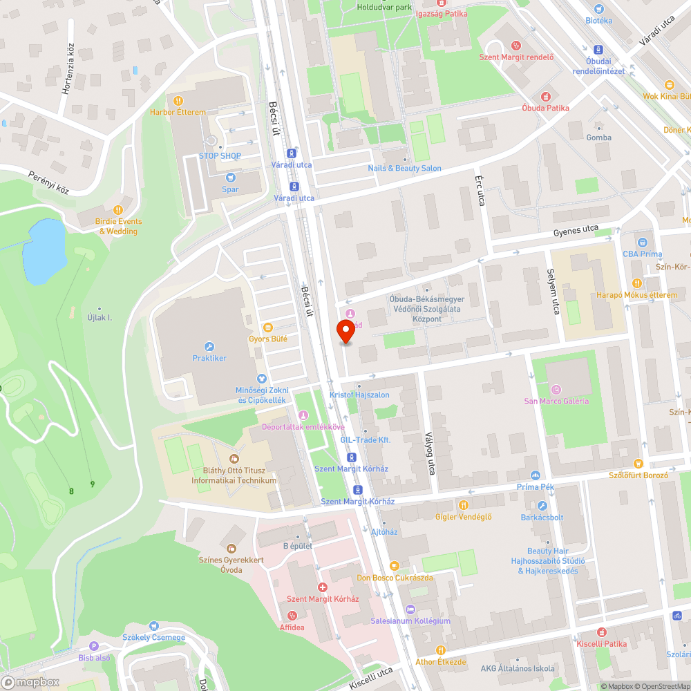 Ismételten szemétlerakás a Bécsi út mentén bejelentés helye