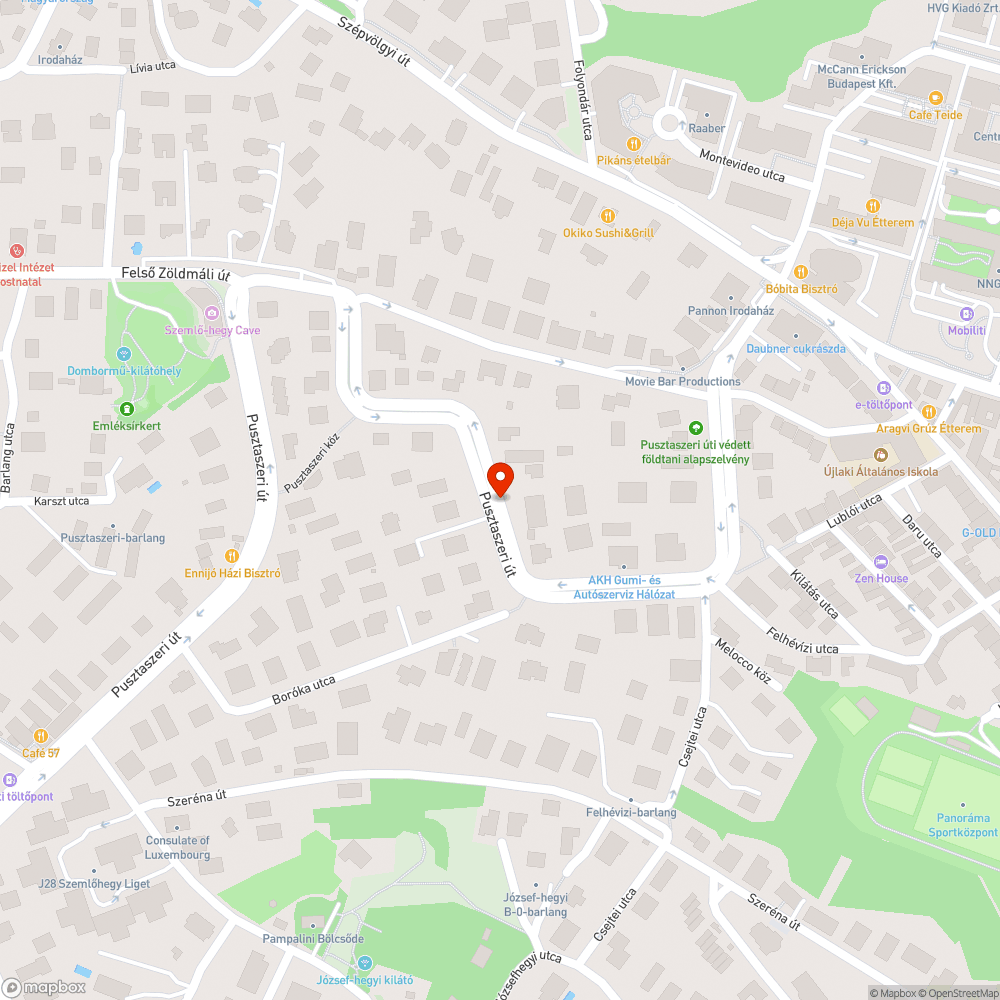 Gyalogátkelőn keresztül visszaforfuló autók bejelentés helye