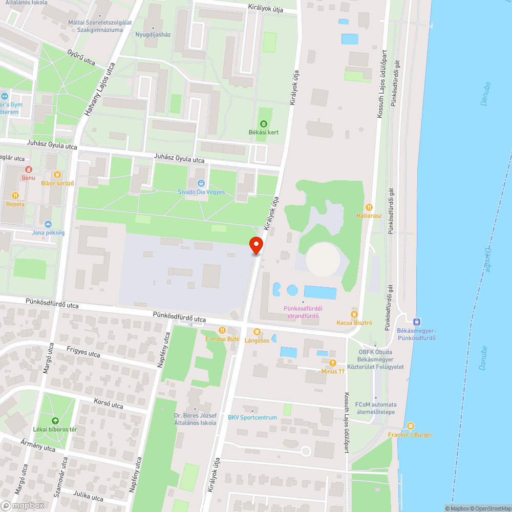 Gaz bejelentés helye