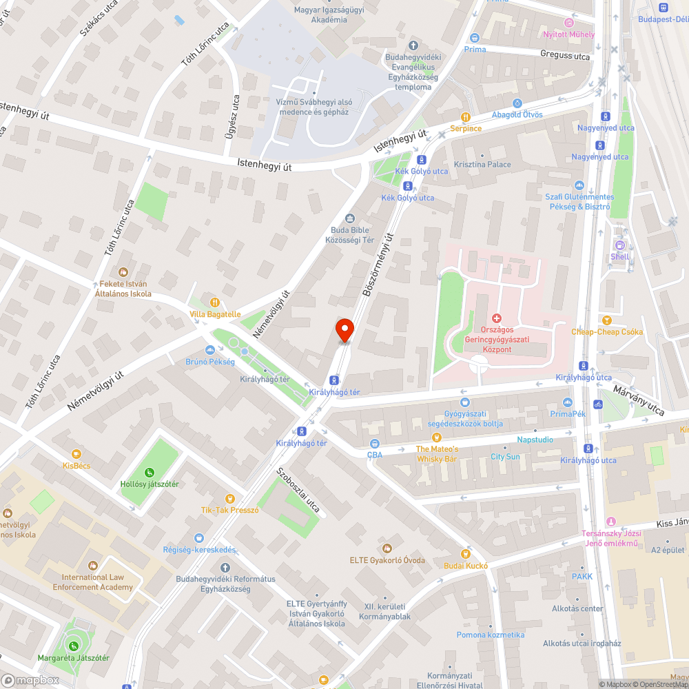 Lukas fedlap a Böszörményi út 11-nél bejelentés helye