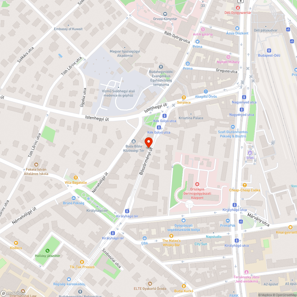 Kiálló fedlap a Böszörményi út 3-nál bejelentés helye