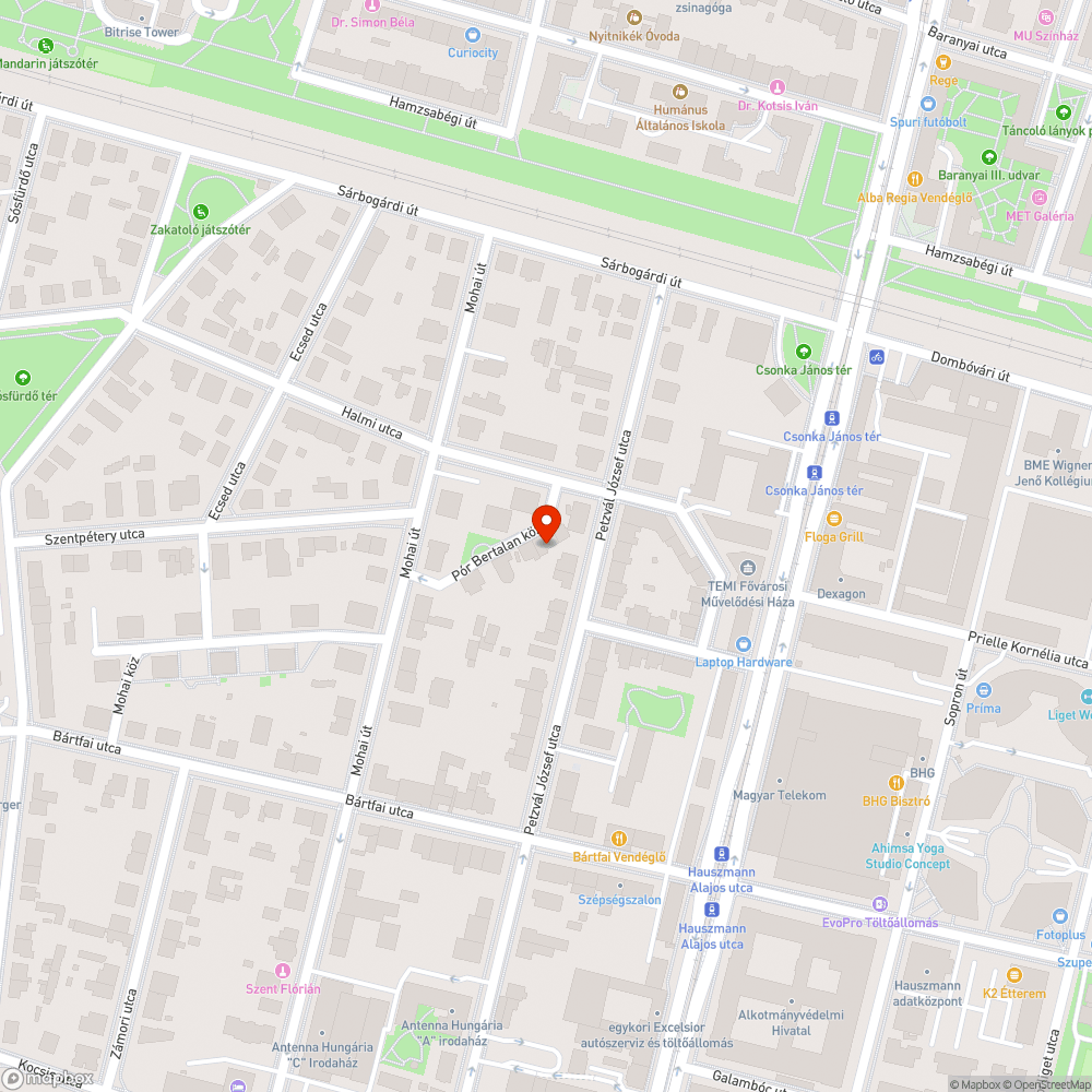 Köztérre és másis ingatlanra néző kamera bejelentés helye