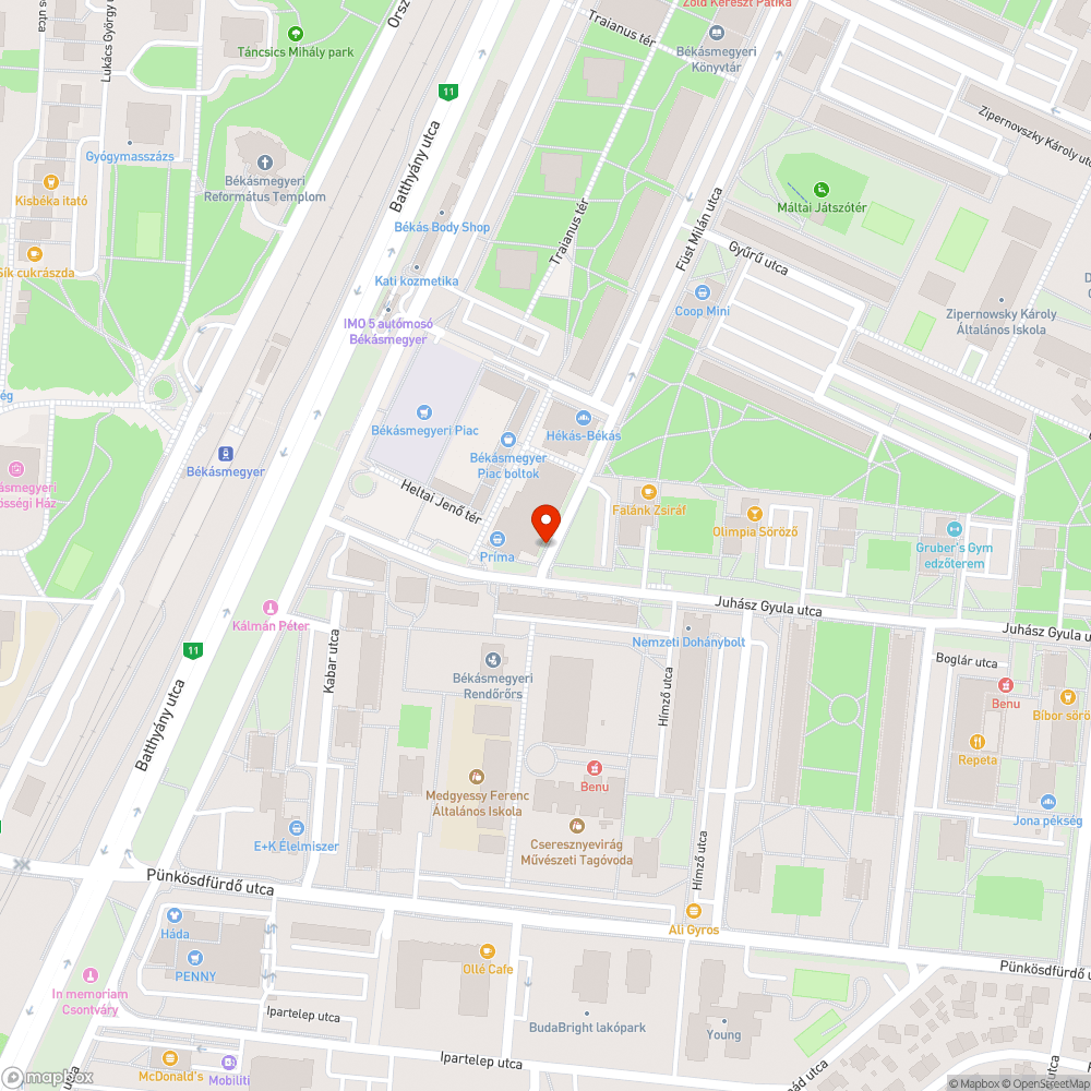 Rossz állapotú út bejelentés helye