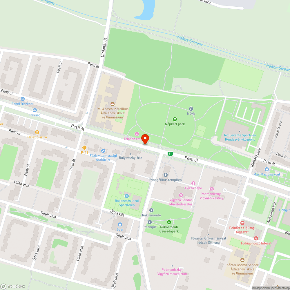 Zöldfelület rendezése bejelentés helye