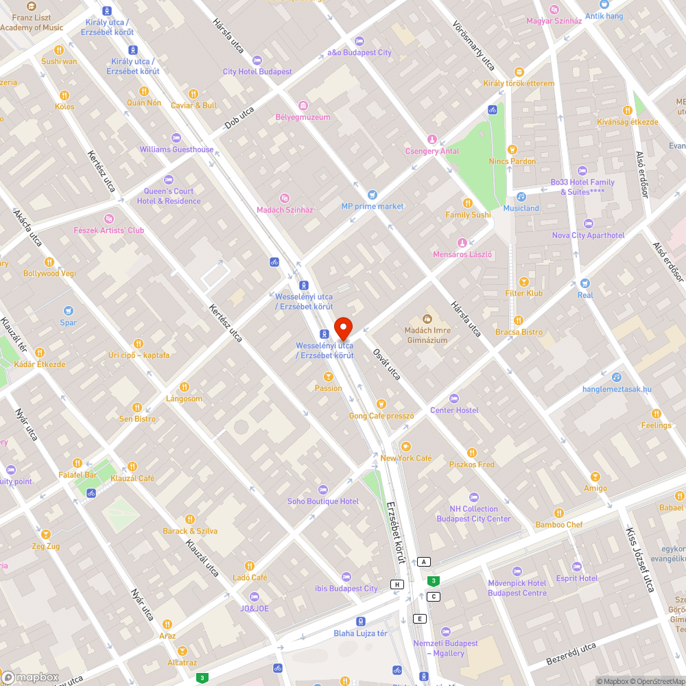 Folyamatos szabálytalan parkolás_Barcsay u.2 bejelentés helye