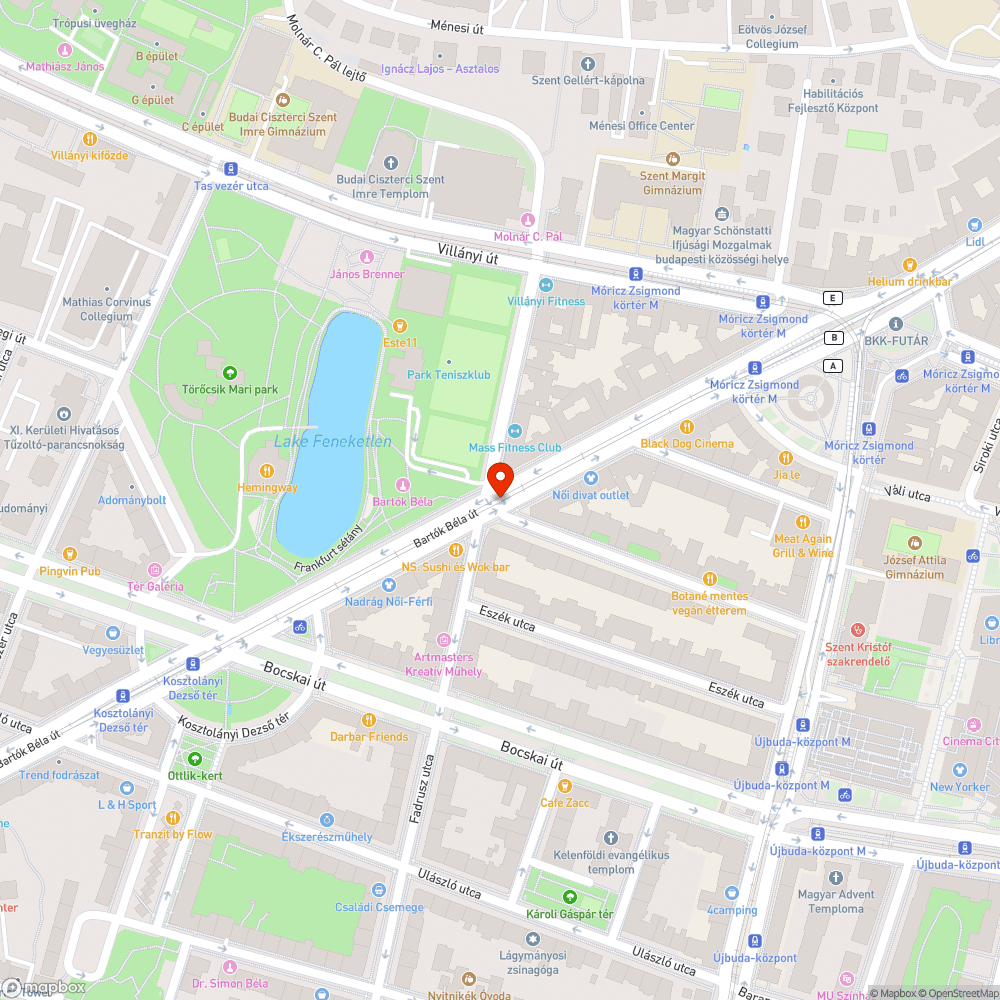 Rendszeres dugók a Bartók Béla úton bejelentés helye