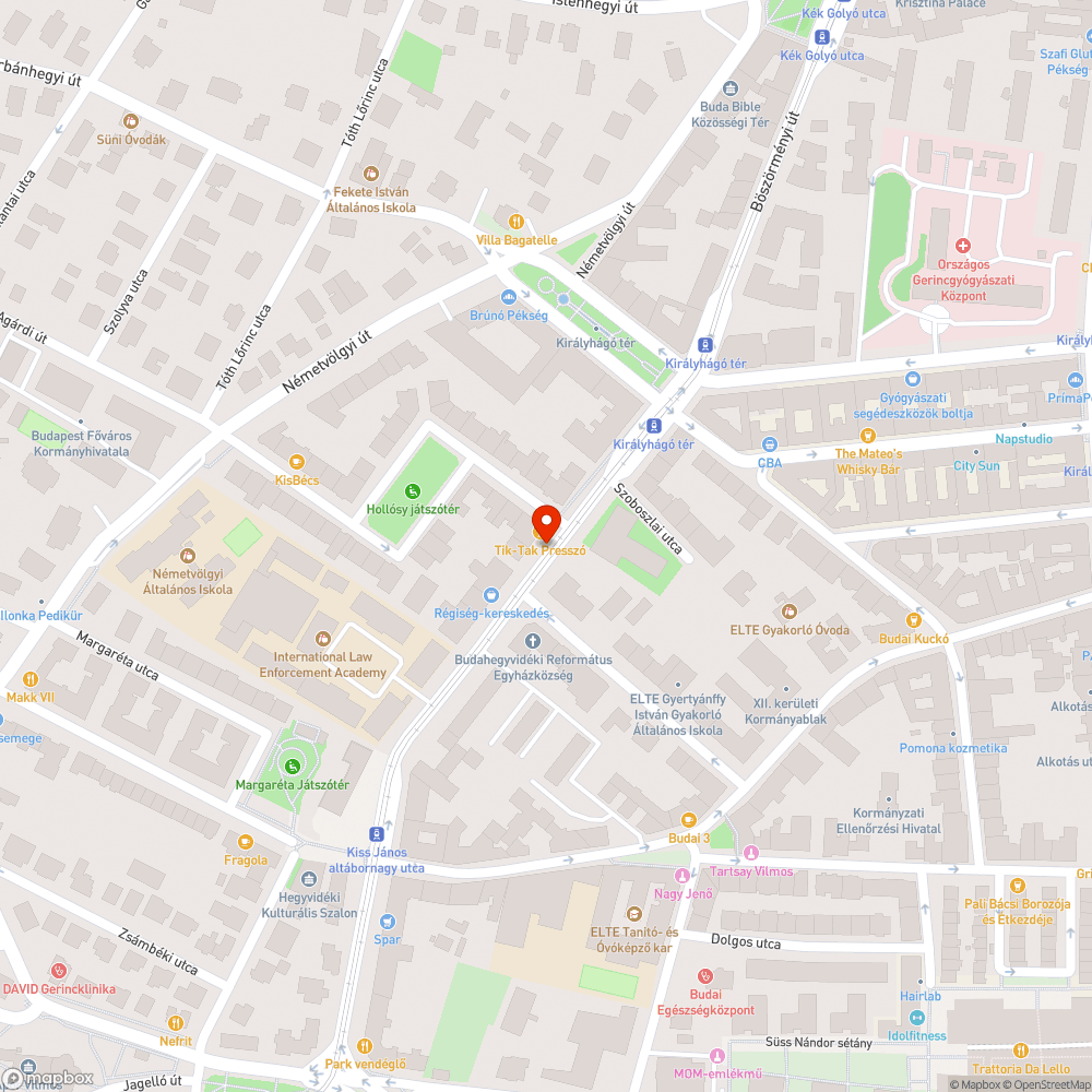 Porladó fedlap a Böszörményi út 17-19 előtt bejelentés helye