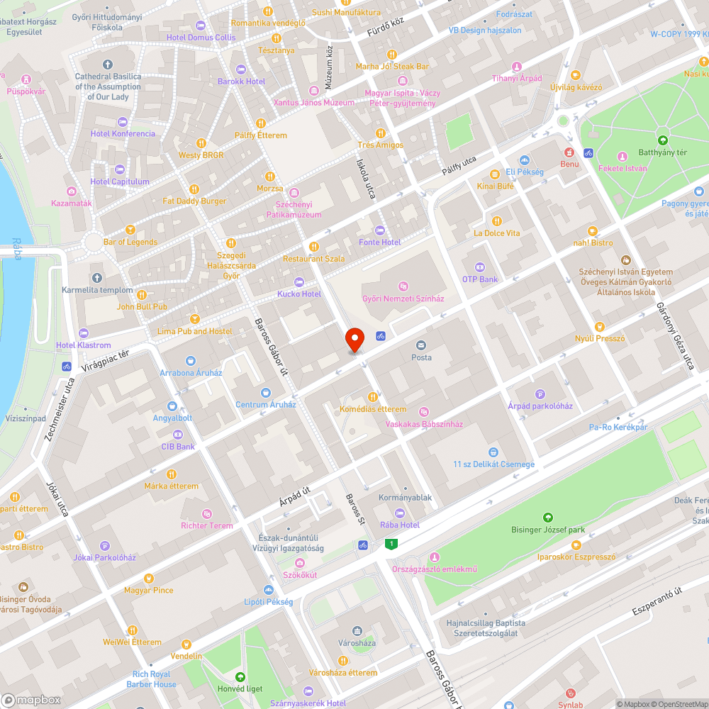 Kátyú bejelentés helye