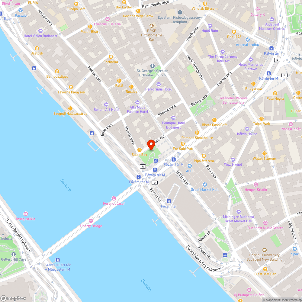 Fövám tér szeméttartó tele graffitivel bejelentés helye