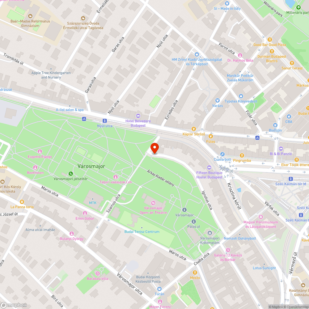 Zöldfelületen parkolás bejelentés helye