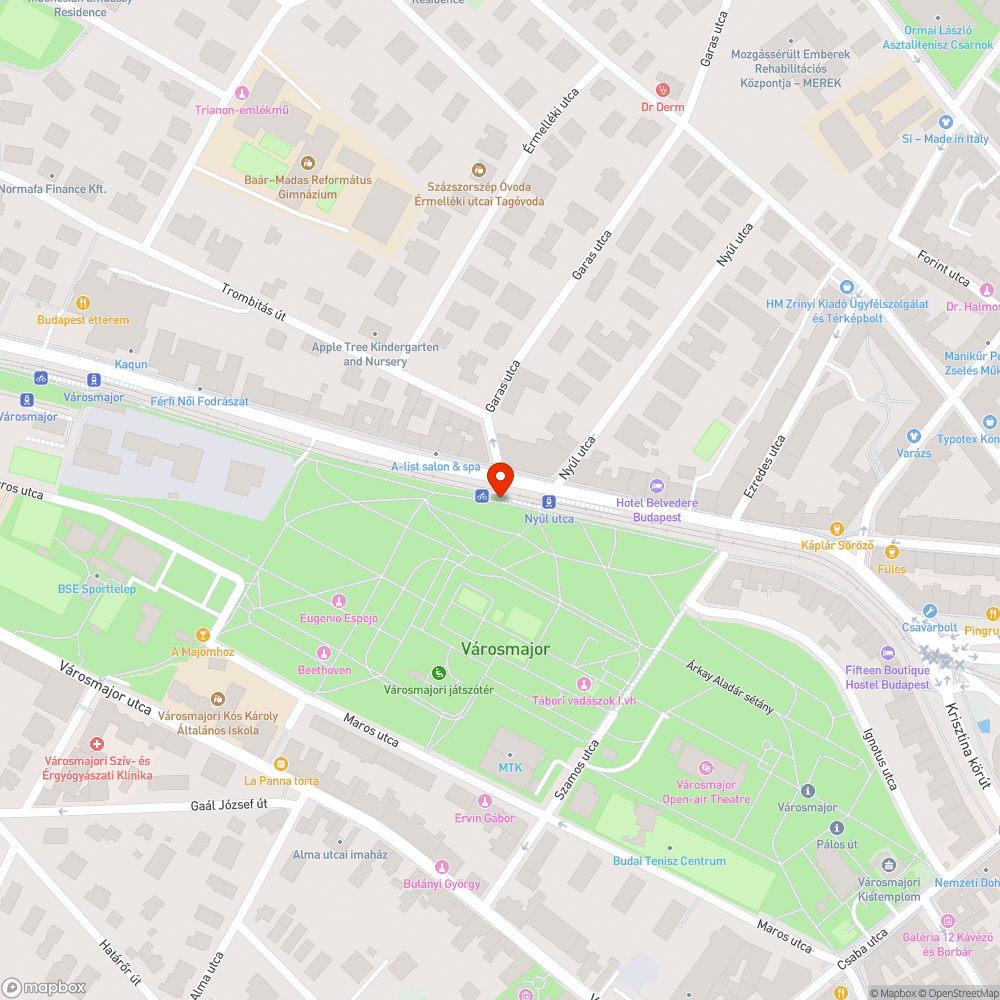 Gumilemez bejelentés helye