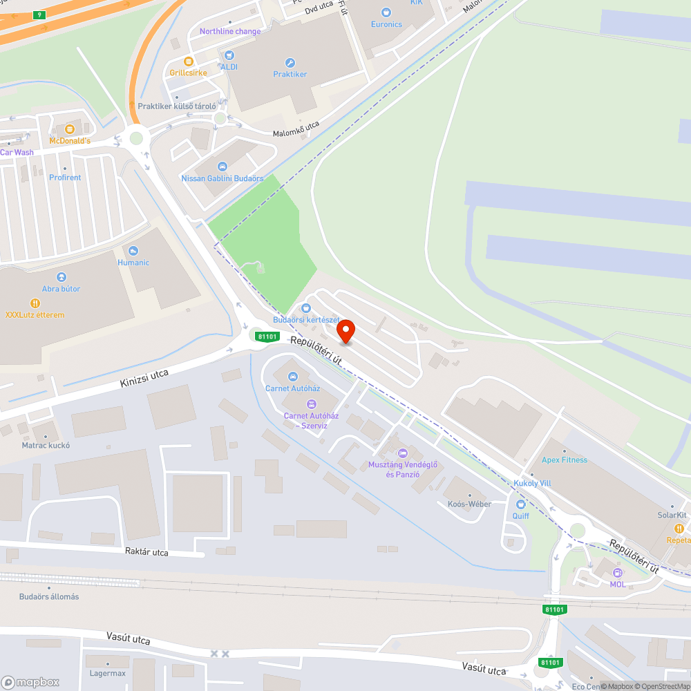 Elhagyott teherautók bejelentés helye